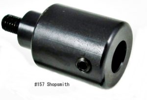 ShopSmith bottle stopper mandrel