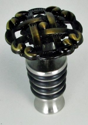 cabinet knob bottle stopper