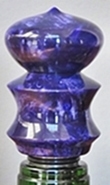 purple resin bottle stopper top