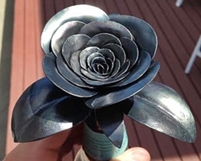 metal rose bottle stopper