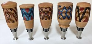 basket weave illusion wine bottle stoppers