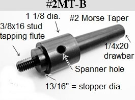 Compare_Mandrel-2MT-B Compare Mandrel - 2MT-B