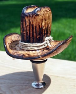 Texas hat bottle stopper