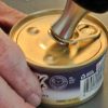 soup, pet food can tab pull