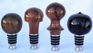 Hawaiian wood bottle stoppers