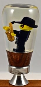 lego man on a bottle opener