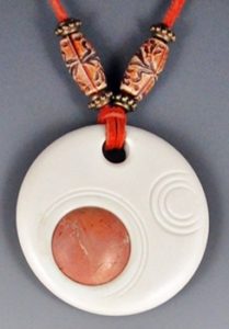 Corian pendant with Jerusalem stone
