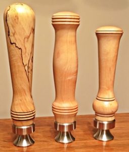 stainless bottle cap openers spalted wood tops