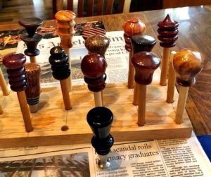 bottle stopper drying display