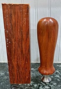 Padauk bottle opener