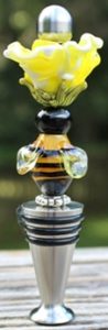Glass Bee Bottle stopper