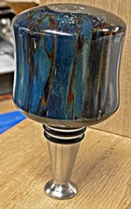 poured resin stopper