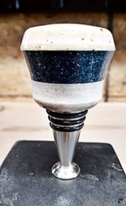 corian wine bottle stopper