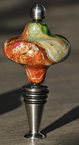 glass bead on stainless steel stopper