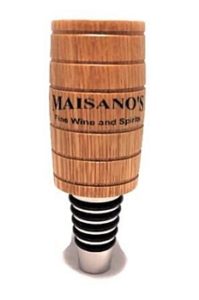 bottle stopper from whiskey barrel staves