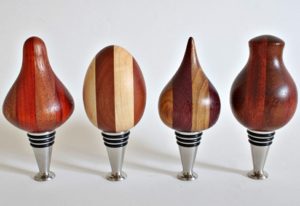 wood turning on stainless stoppers