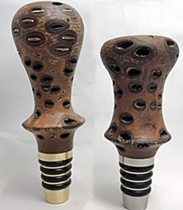 Niles stainless and brass wine stoppers