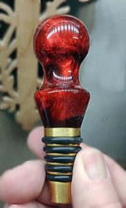 Brass Niles bottle stoppers whiskey