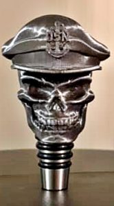 3D design on stainless stopper base