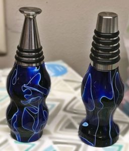 cobalt stainless steel bottle stoppers