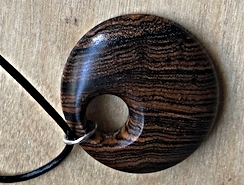 Mahogany pendant