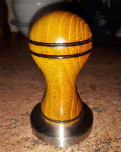 stainless steel coffee tamper base