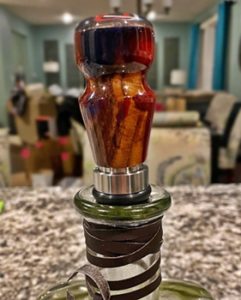 top shelf Bourbon bottle stopper