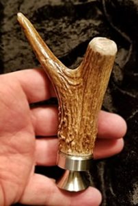 Deer antler on Niles stainless bottle opener