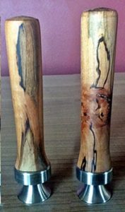 stainless bottle openers with apple wood handles