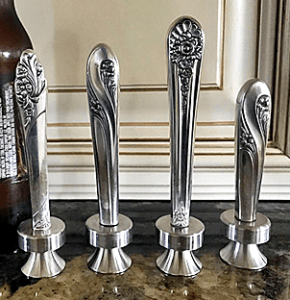 vintage silverware knife handles bottle openers