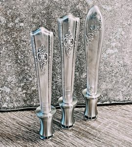 vintage silverware tap pulls