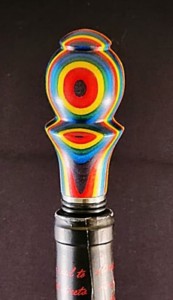 colorful bottle stopper for wine