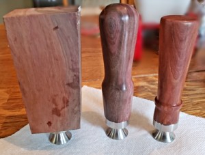 progression of making bottle openers