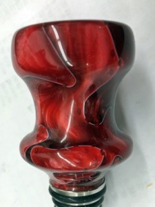 red resin bottle stopper