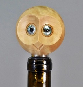 owl bottle stopper