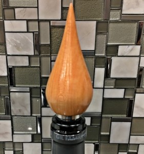 candle flame bottle stopper