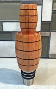 double barrel wine stopper