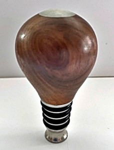 Alabaster on bottle stopper