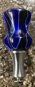 blue swirl resin stopper