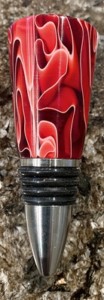 beautiful red swirl resin
