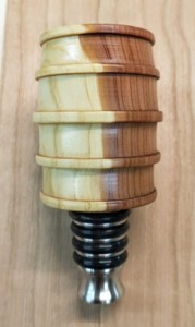 wine barrel stopper for wine