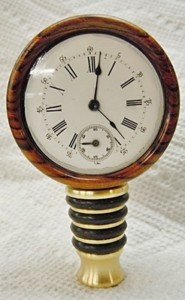 antique pocket watch bottle stopper
