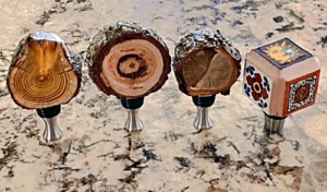 natural edge bottle stoppers