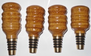 Osage Orange bottle stoppers