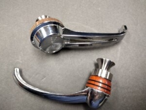 Door handle bottle opener