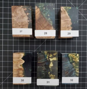 Stabilized Wood Stopper Blanks