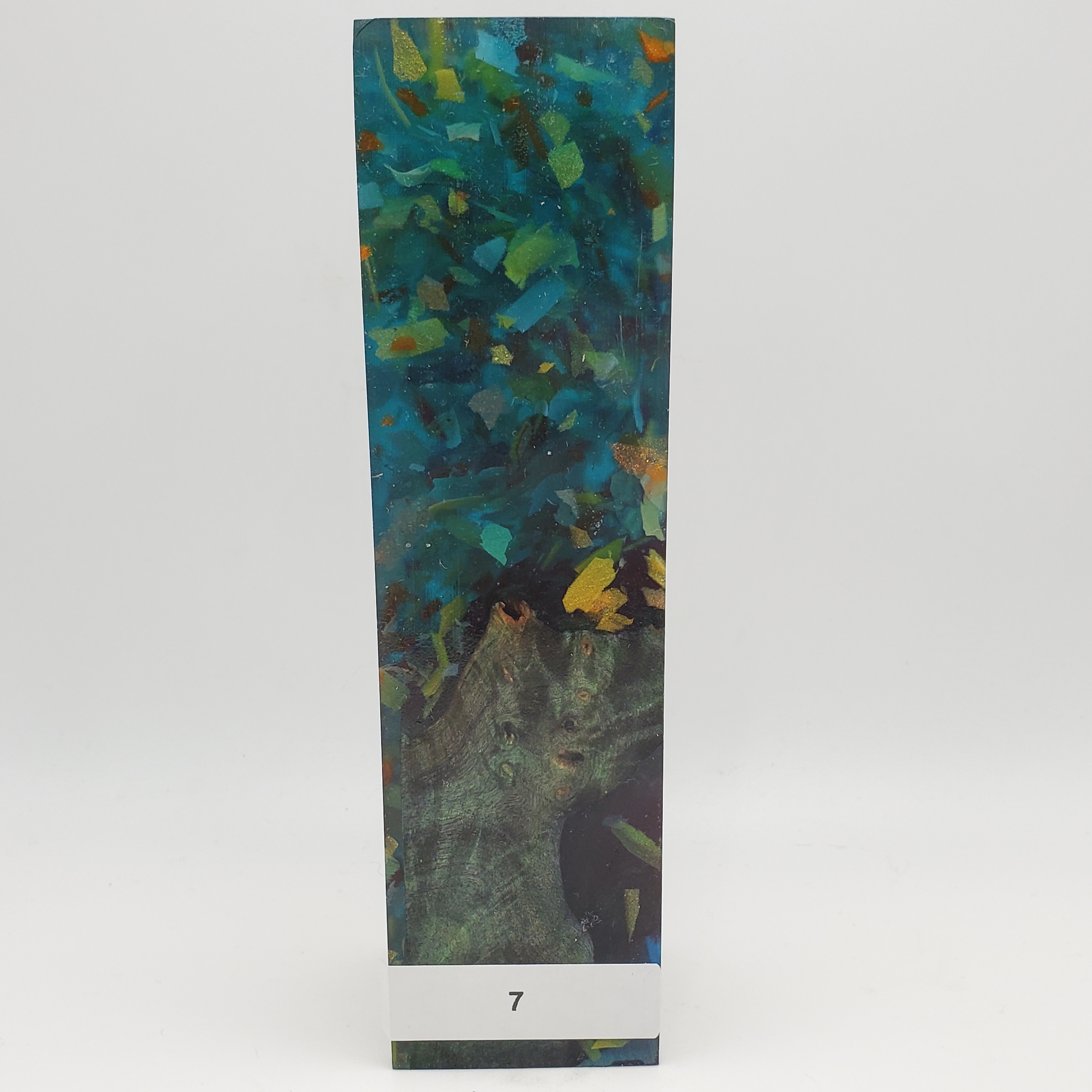 hybrid wood and resin handle blank