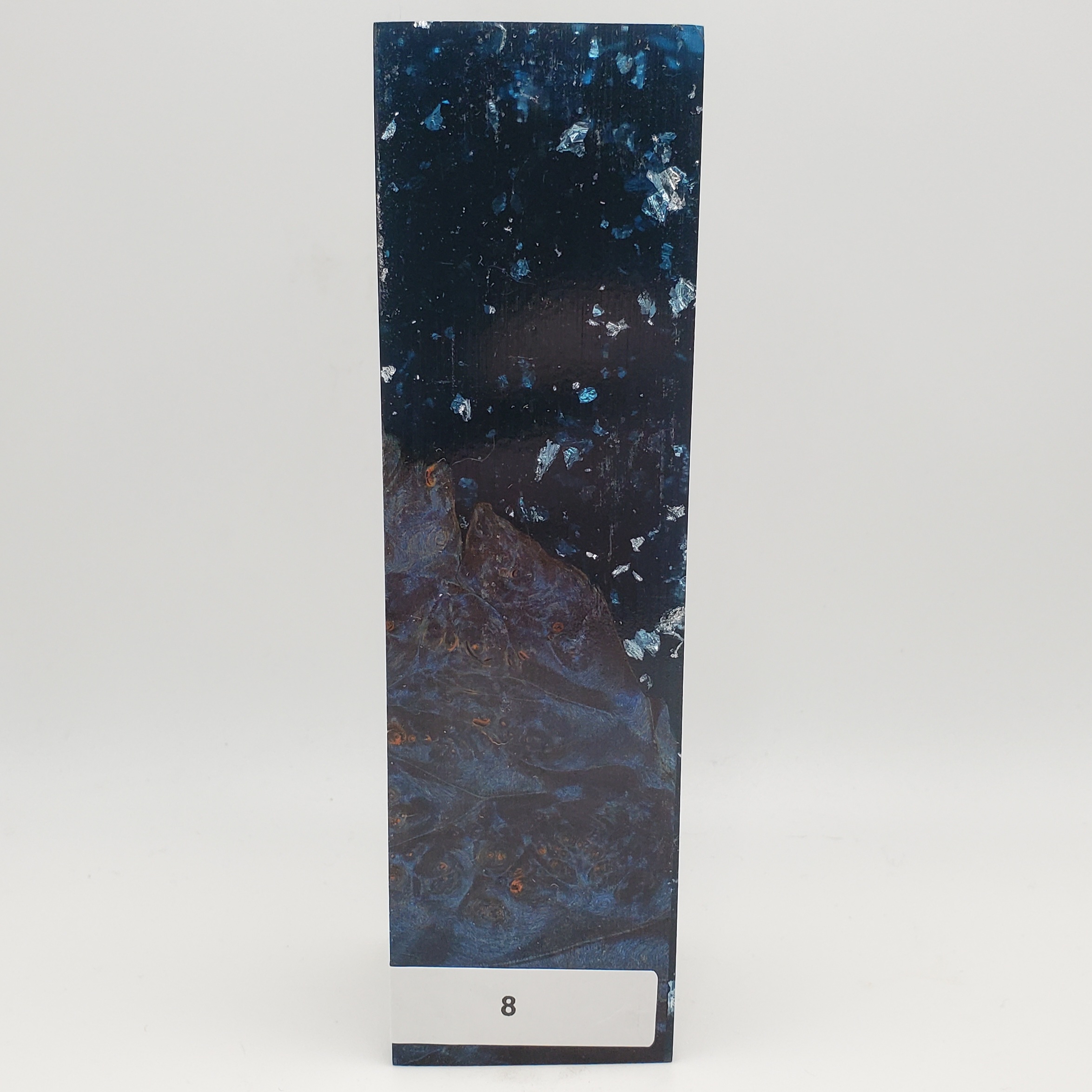 hybrid wood and resin handle blank