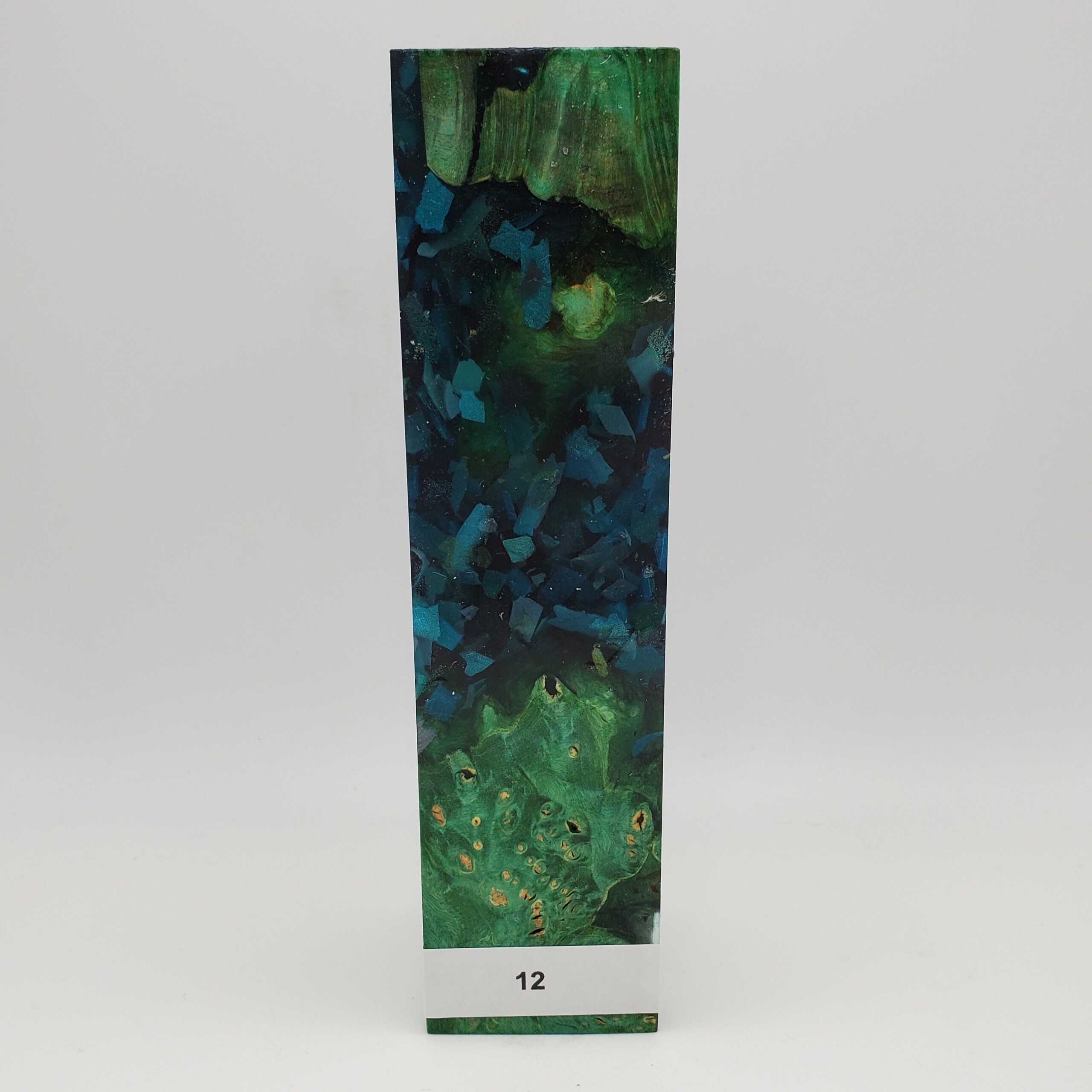 hybrid wood and resin handle blank