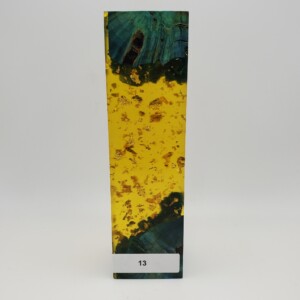 hybrid wood and resin handle blank